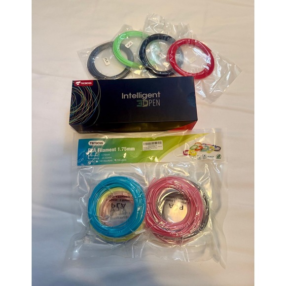 3D PEN BUNDLE TECBOSS INTELLIGENT PEN UNOPENED - Picture 1 of 7
